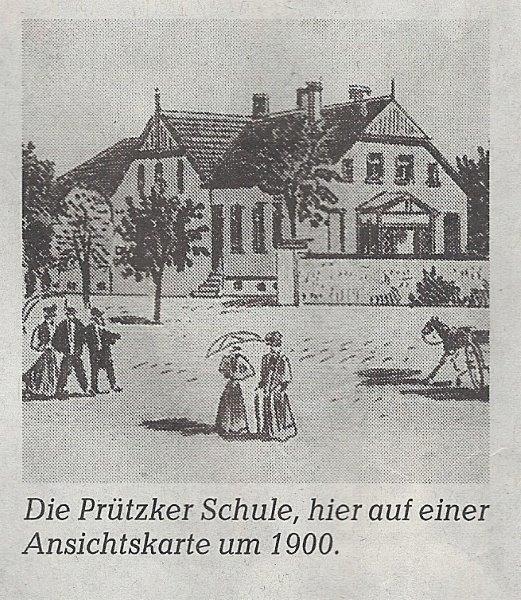 Schulgebäude Prützke um 1900