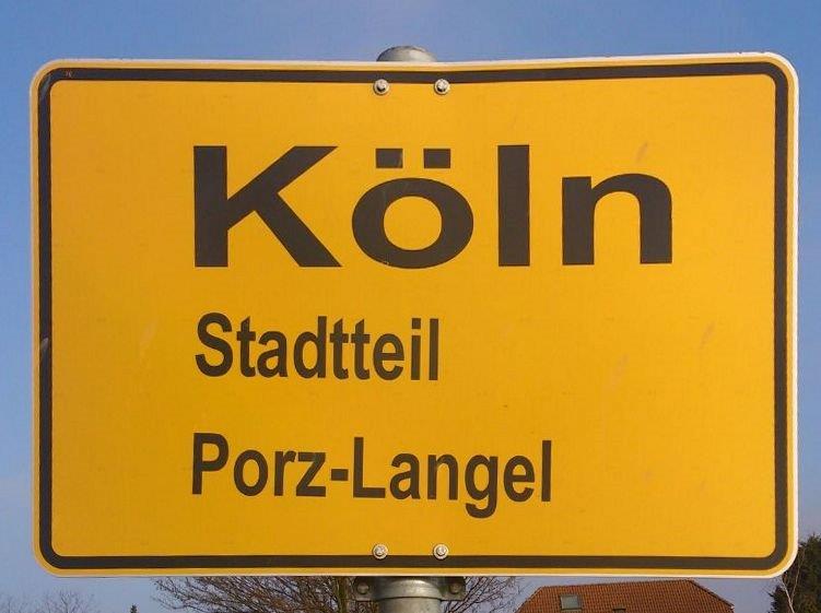 Ortseingagnschild Köln